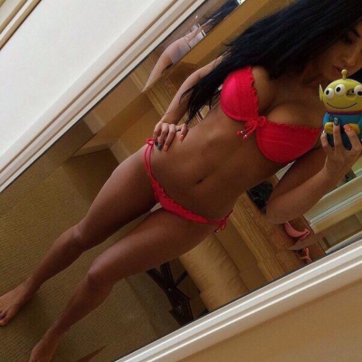 sexy teen in red bikini