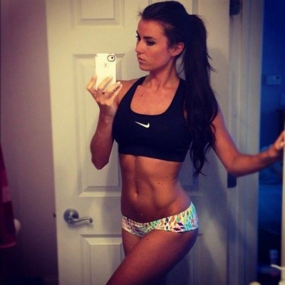 sexy blondie with perfect body