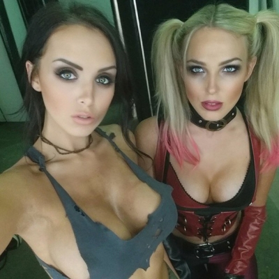 sexy big boobs blonde babes