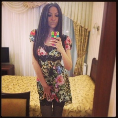 sexy asian in stockings