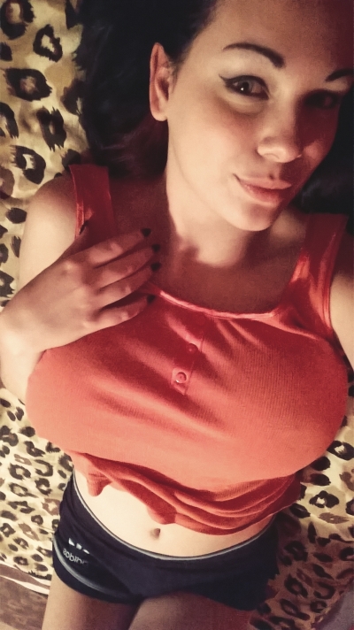 sexy milf with big boobs in bed